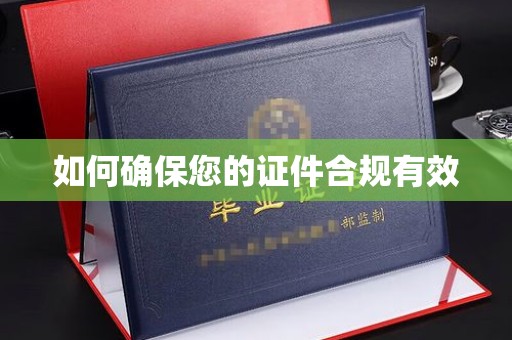 滨湖如何确保您的证件合规有效