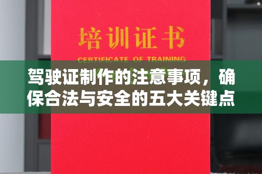 滨湖驾驶证制作的注意事项，确保合法与安全的五大关键点