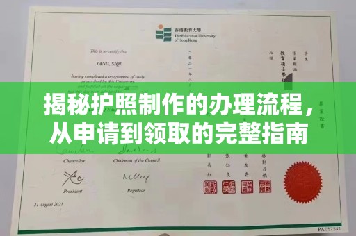 滨湖揭秘护照制作的办理流程，从申请到领取的完整指南